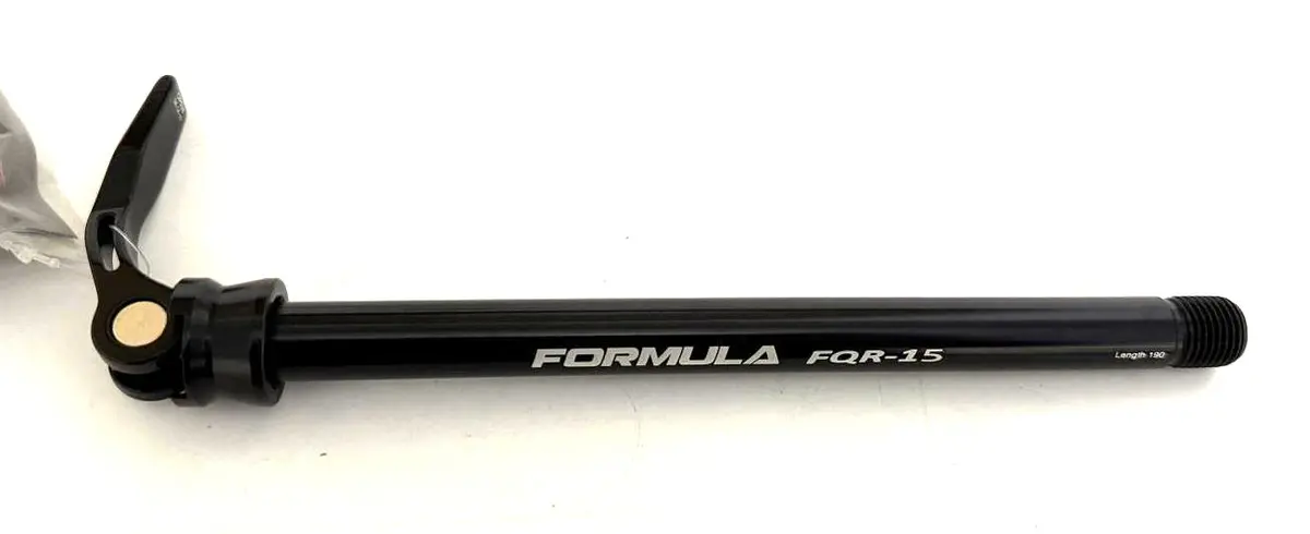 Formula Alloy Front Qr Thru Axle 15Mm Length: 190Mm Pitch 1.5Mm M15xp1.5Xl190mm 1