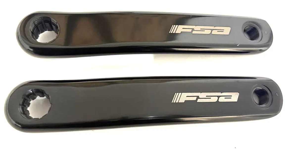 Fsa Metropolis E Bike Isis Alloy Crankarm Armset Polished Black 172.5Mm Ck-632 B 1