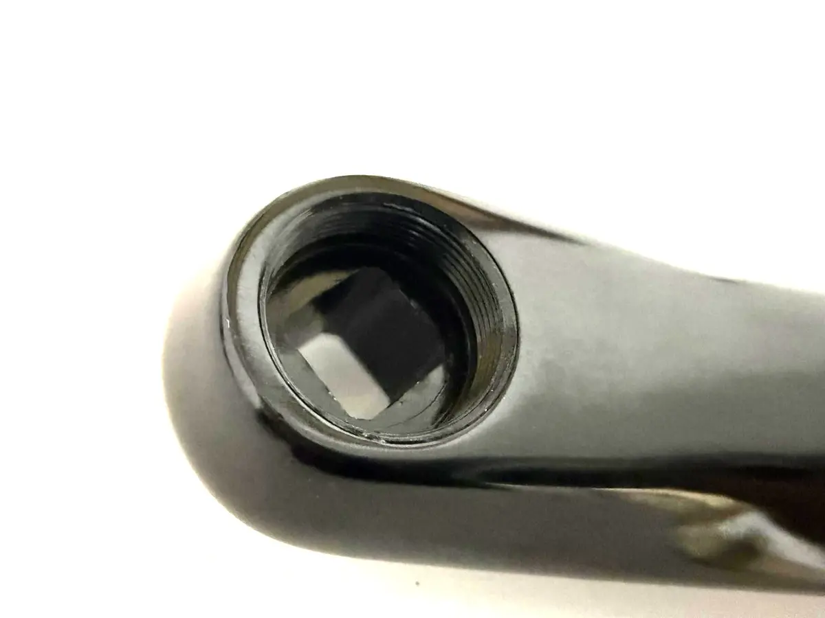 Fsa Vero Left 170Mm Alloy Jis Tapered Spindle Crankarm Crank Arm Black Ck-602 2