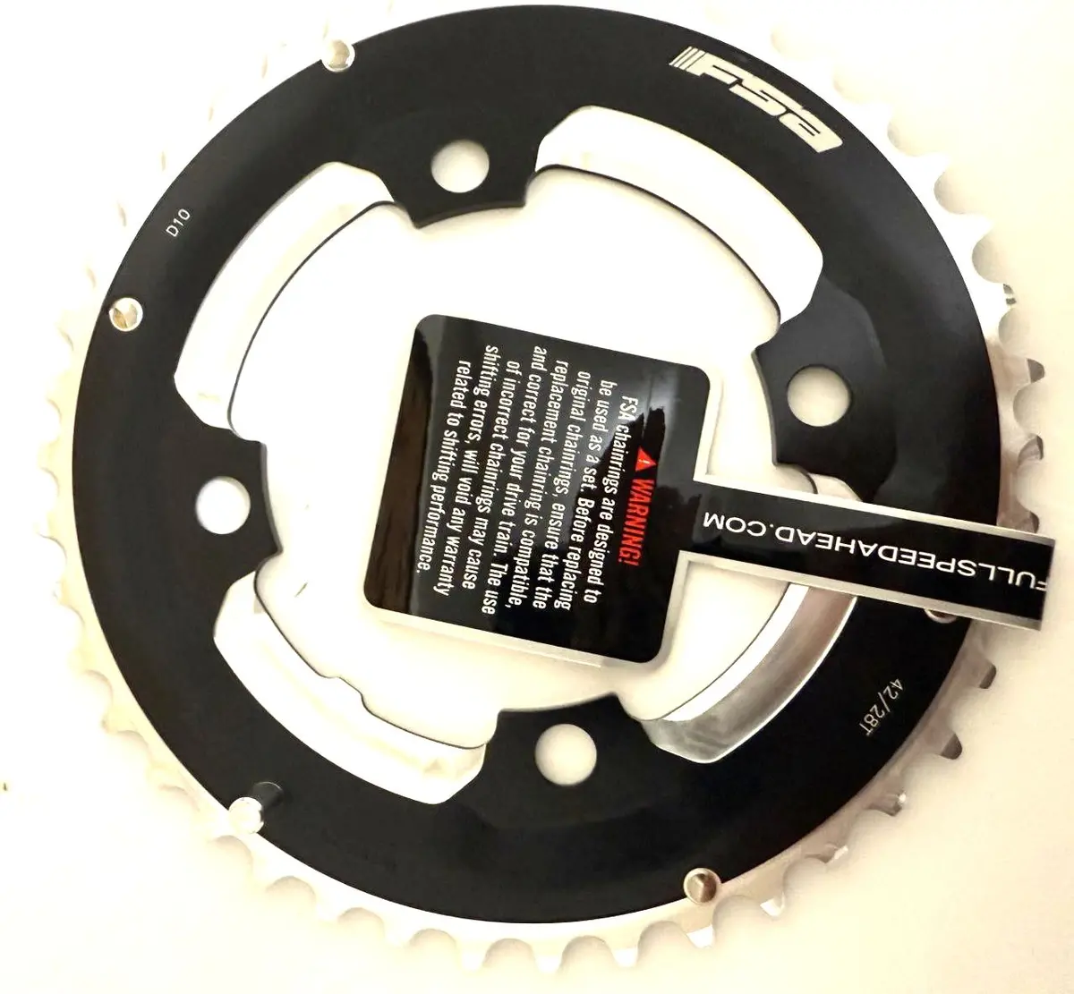 Fsa Pro 104 Bcd 104Bcd 42 Tooth Alloy Mtb Chainring Black Wb283 380-0642H New 1