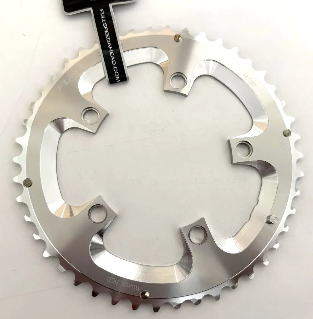 Fsa Sl-K Super Road Chainring Bcd110 46 Tooth Alloy Silver N10/11 Wa448 New 1