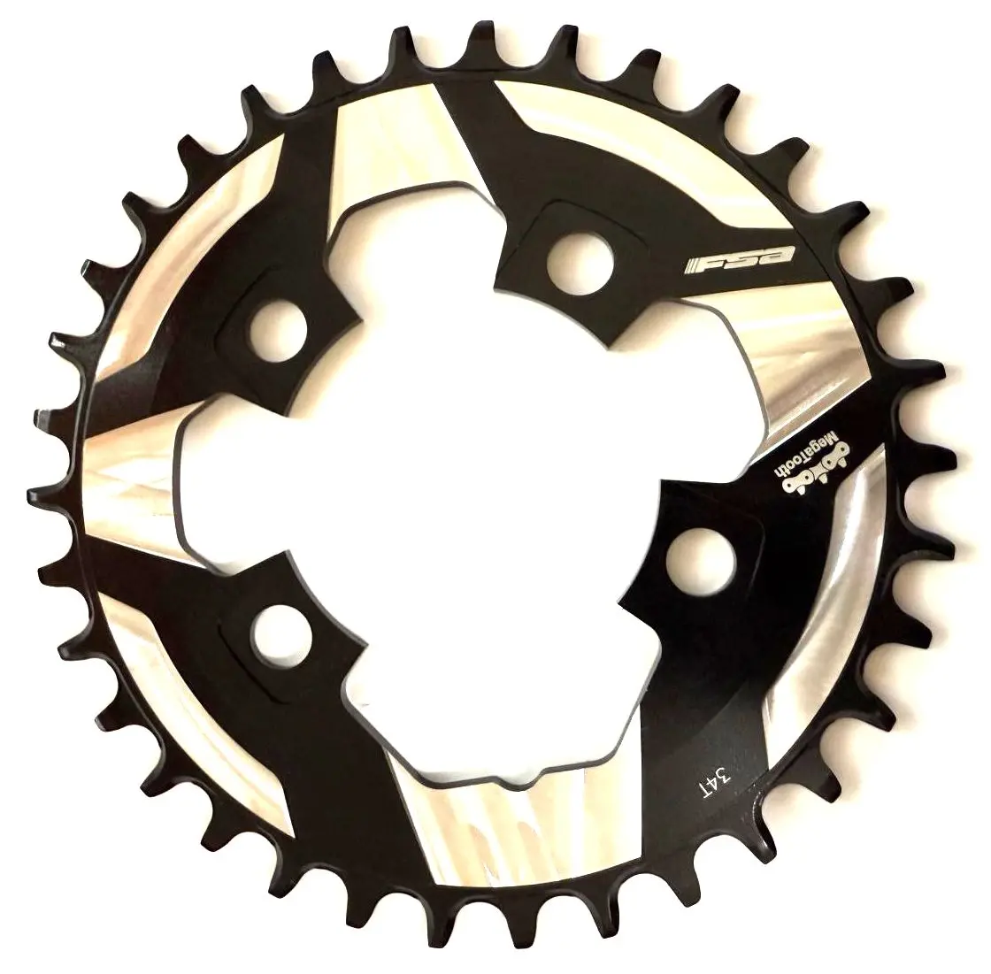Fsa K-Force Mtb Abs Bcd76 34 Tooth Alloy Mtb 4 Bolt Bike 1X11 Chainring Wb335 1