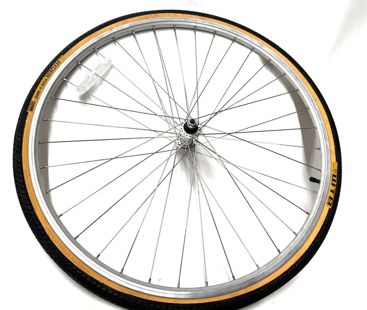 Road Bike Alloy Rim Brake Bolt On Front Wheel 700C 100Mm With Wtb Tire And Tube 1