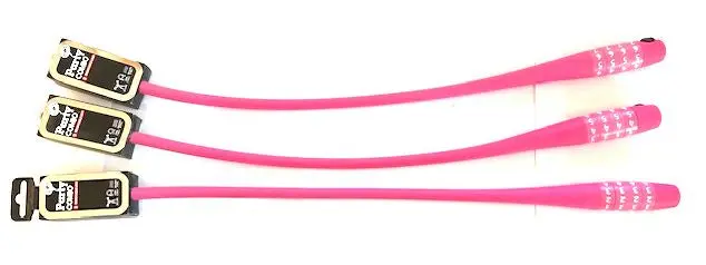 Lot Of 3 Knog Party Combo 620Mm Combination Bike Lock Braided Steel Pink New 1