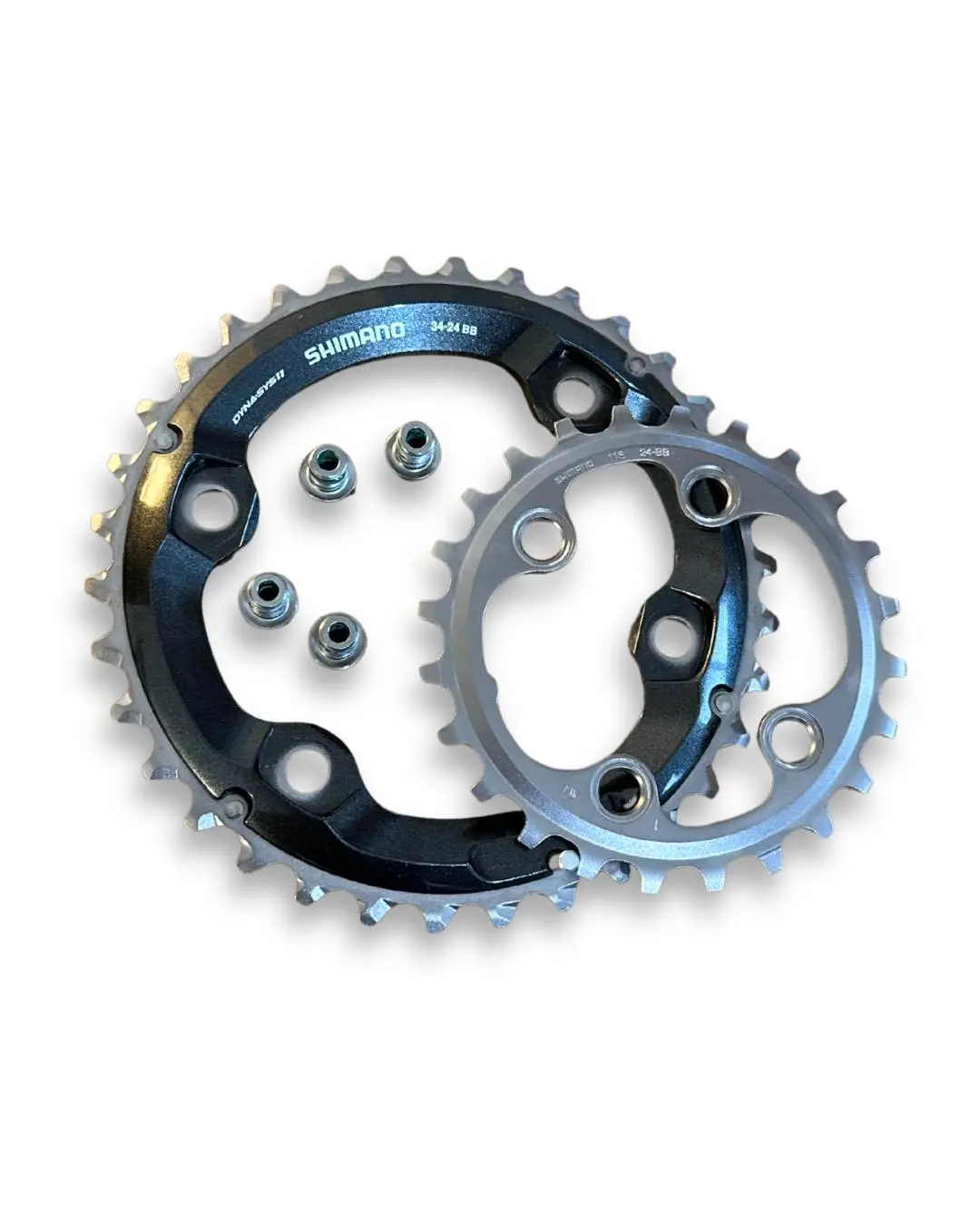 Shimano Deore Xt M8000 2X11 Chainring Set – 34T Outer + 24T Inner, 11-Speed 1