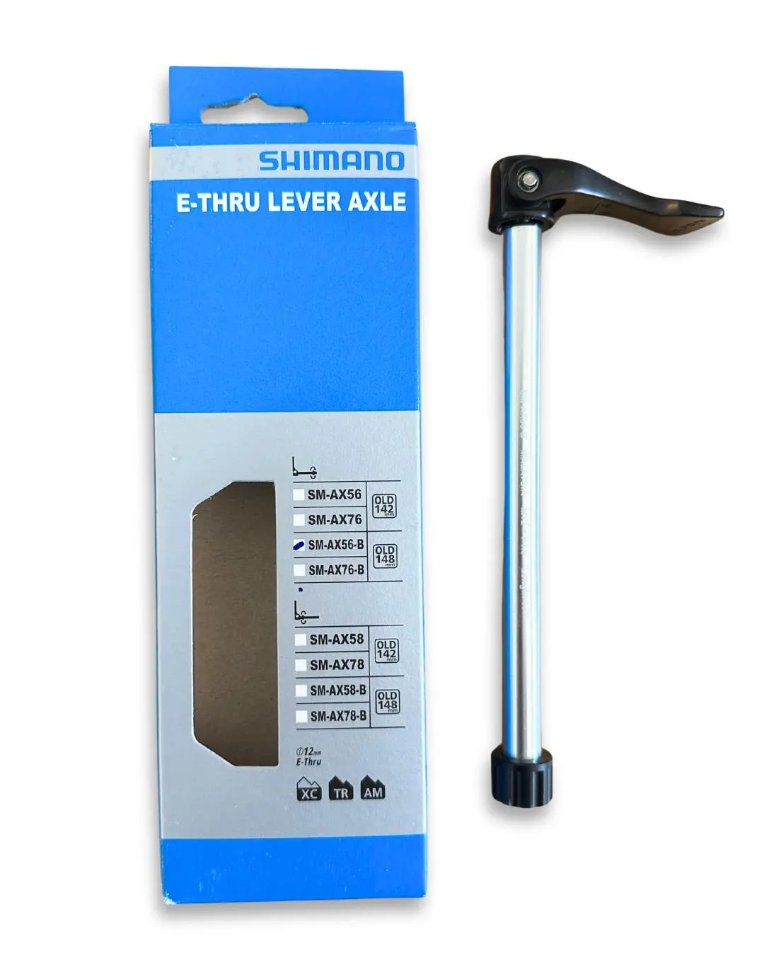 Shimano Sm-Ax56-B Rear Thru-Axle – 12×148 Mm, 177 Mm, Lightweight Hollow Design 1