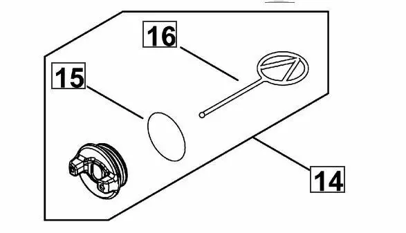 P100004891 Genuine Echo Fuel Cap Assy P100004890 Cs-4510 Cs-620P Csg-7410 1
