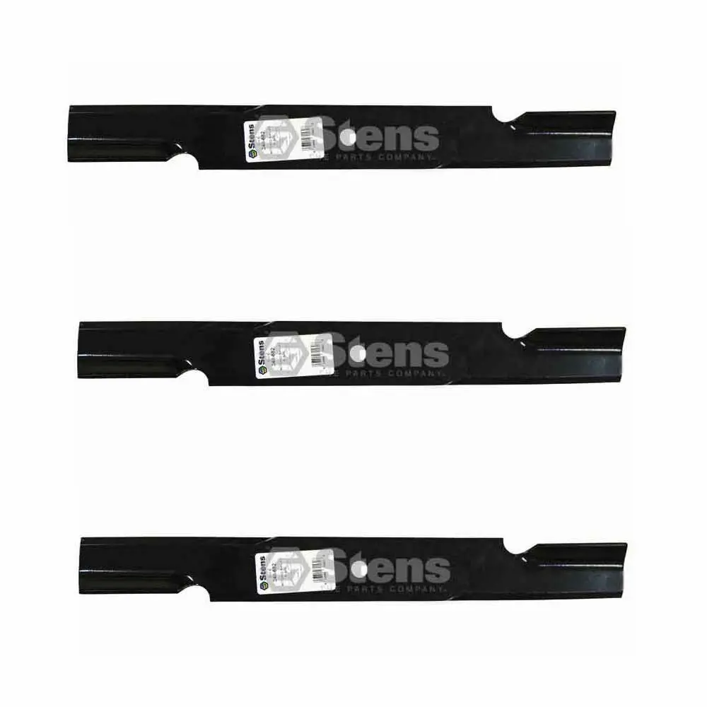 340-882 (3Pk) Stens Notched Air-Lift Blade Nhc Sc3802 Rotary 3434 Oregon 91-638 1