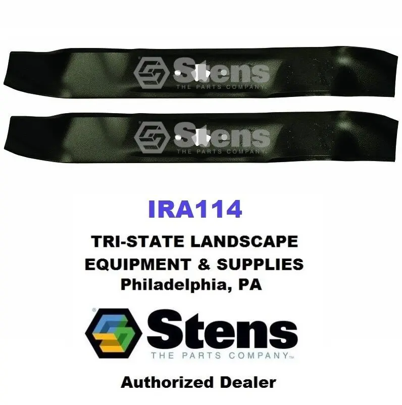 Stens #335-707 Set Of 2 Mulching Blade Fits Troy-Bilt, Mtd, Cub Cadet, Toro 1