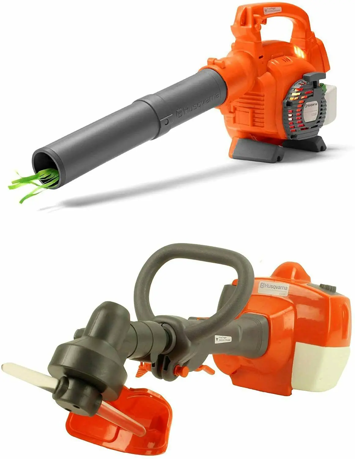 Husqvarna Kids Battery Operated Toy Leaf Blower + Weed Eater W/ Sound 1