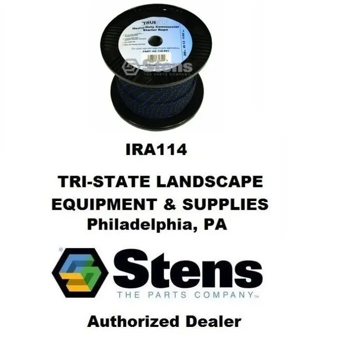 146-951 Stens 200' True Blue Starter Rope #5 1/2 Solid Braid 200' 1
