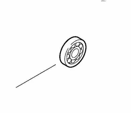 9400036303 Genuine Echo / Shindaiwa Needle Bearing 02030-06303 Eb802 Eb854 1
