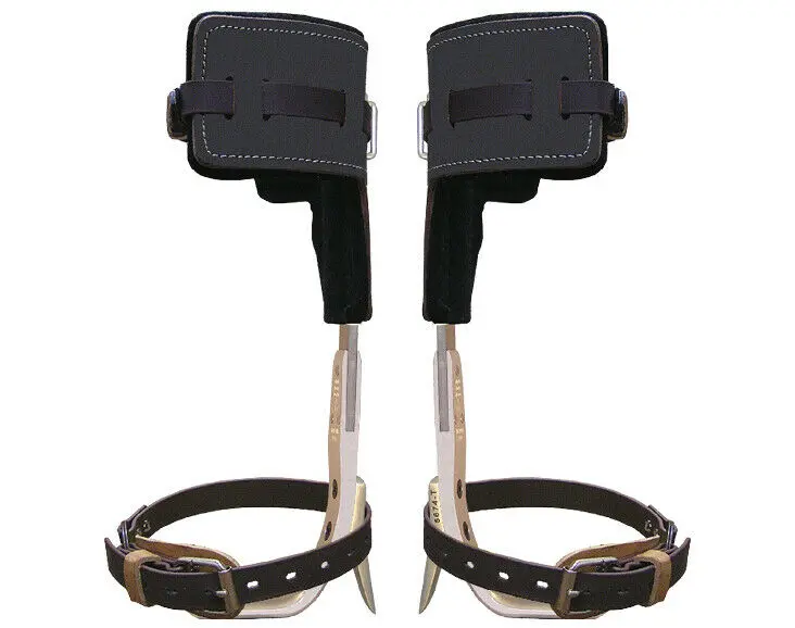 91226 Climb Right Aluminum Tree Climbing Spurs & T-Pads Arborist Climbing Spikes 1