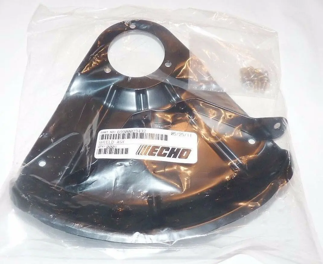 Genuine Echo Part  Metal Debris Shield With Hardware Part# 69900023432 1