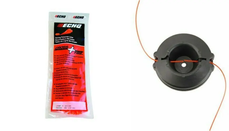 (102222952 + X480000021) Genuine Echo 2 Line Rapid Loader Trimmer Head & String 1