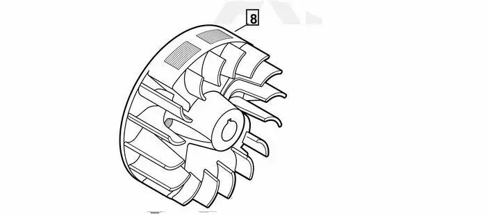 A409001350 Genuine Oem Echo / Shindaiwa Flywheel Srm-3020 Srm-3020T T302 T302x 1