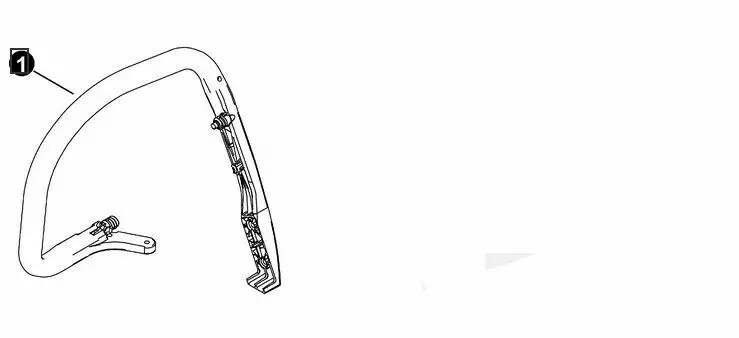 C400001630 Genuine Echo Top / Front Handle Oem For Cs-4510 Cs4510 1