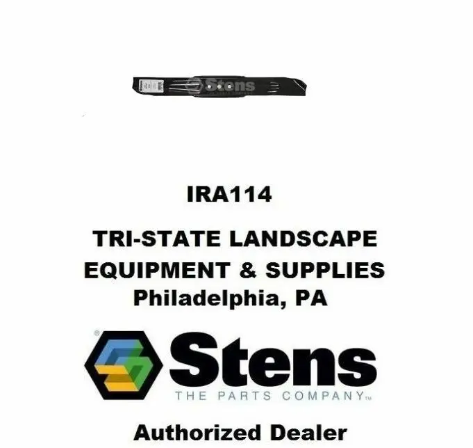 Stens #345-397 Hi-Lift Blade Toro/Wheel Horse 42-1000-03 1