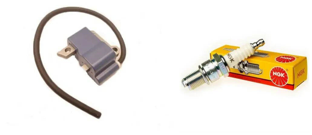 (Kit 17) A411001340 + Bpm8y Echo Cs-590 Timber Wolf Ignition Coil & Spark Plug 1