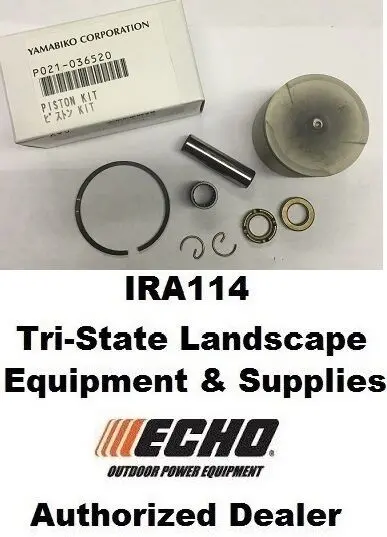 P021036520 Echo Cs-400 Piston Kit With Rings Needle Bearing Pins P021010582 1