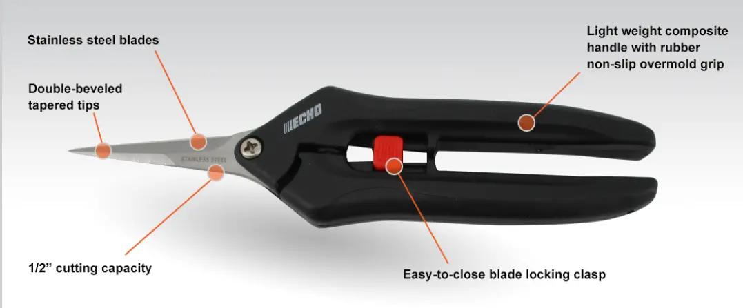 Echo Hp-42 Hand Pruner Needle Shears 2