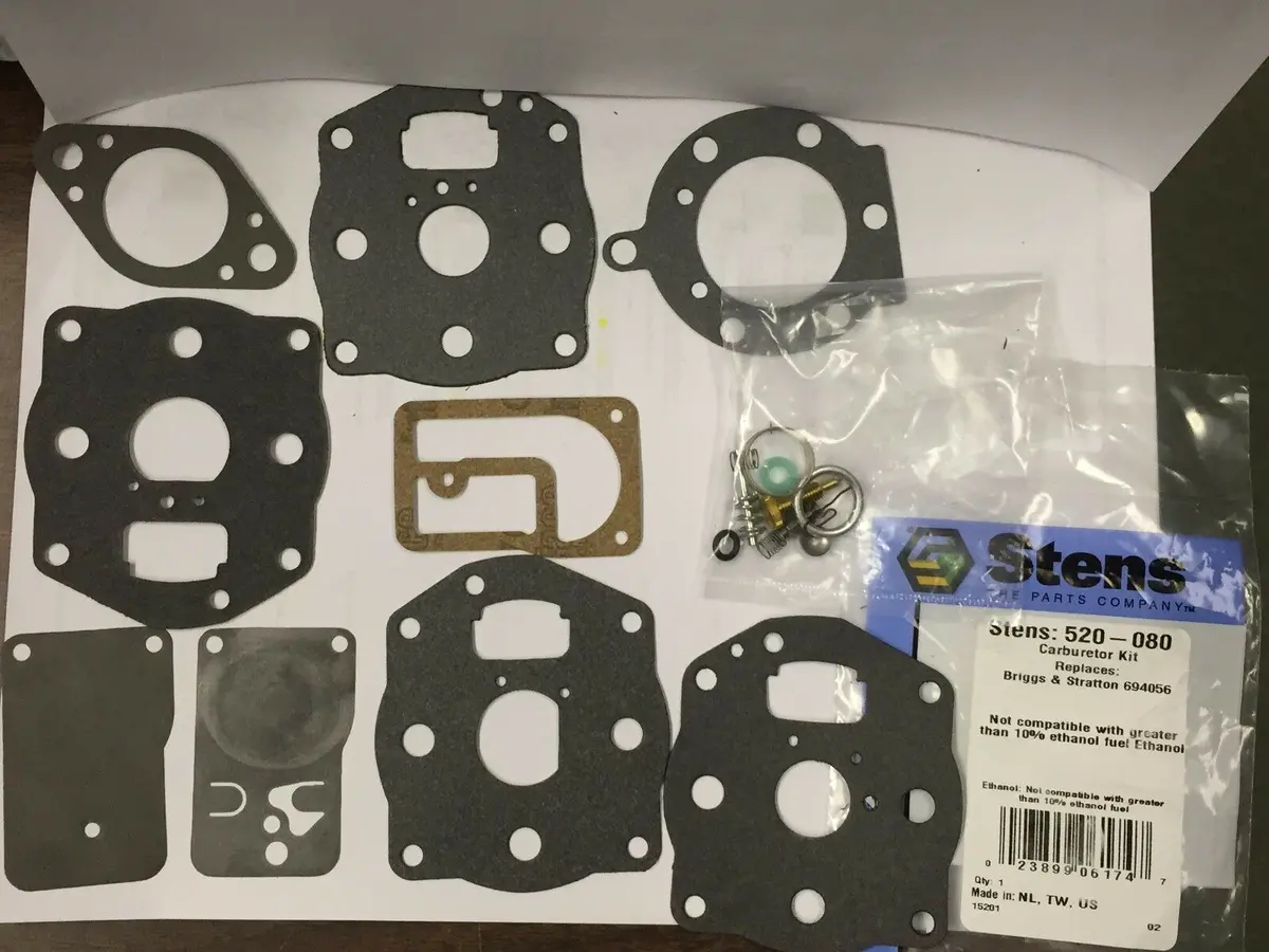 Stens #520-080 Carburetor Kit Fits Briggs & Stratton 694056 2