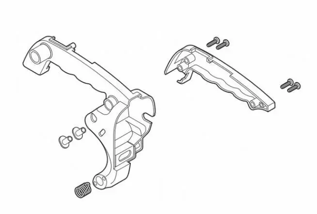 P021001965 Genuine Echo / Shindaiwa Rear Handle Kit, Cs-271 Cs271 1