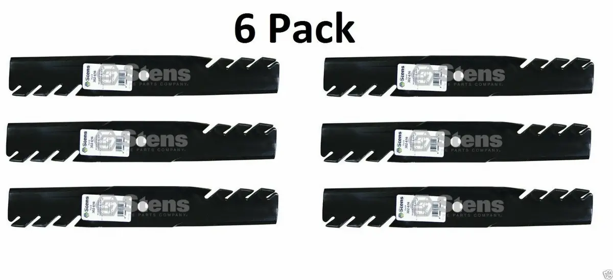 6 Stens Toothed Blade, 16 1/4In  L, 5/8In  Center Hole Stens #302-616 1