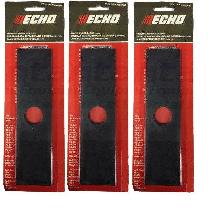 69601552632 (3) 2Packs Echo Edger Blades .090" Thickness For Pe200 Pe225 Pe265 1