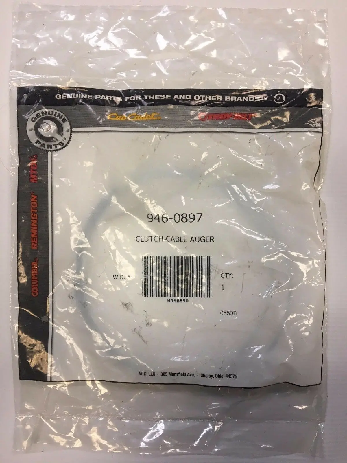 946-0897 Genuine Mtd Snowblower Auger Clutch Cable Compatible With 746-0897 2