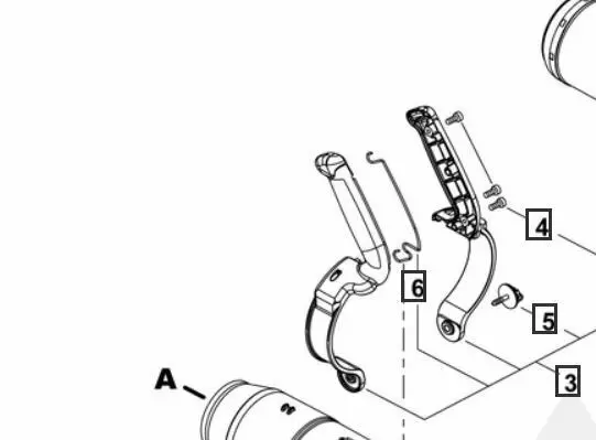 P021052870 Genuine Echo Handle Assembly Pb-8010H Hip Throttle Models Only 1