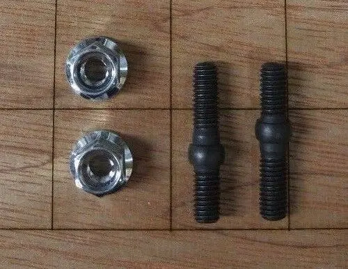 V224000031 (X2) + 43301903933 (X2) Echo Chainsaw Guide Bar Studs Bolts + Nuts !! 1