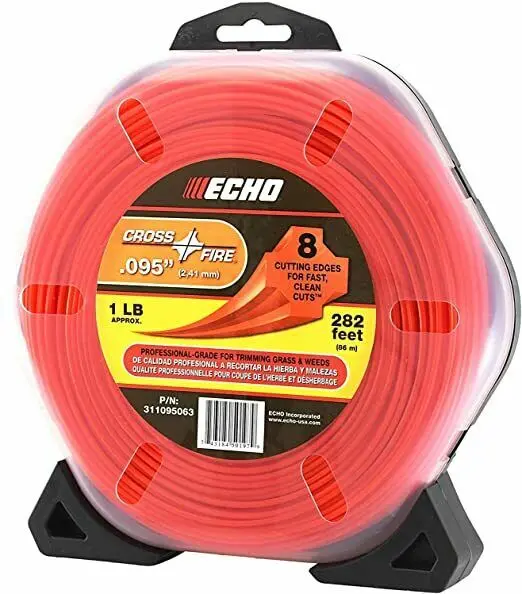 311095063 Echo 1 Pound .095 Crossfire Trimmer String (Size .095 - 282 Ft.) 1