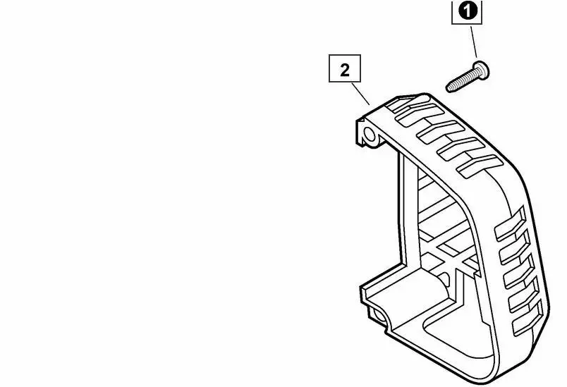 (Kit 31) Echo Muffler Cover W/ Hardware Kit [A320000032 X1 / 90025305020 X2] 1