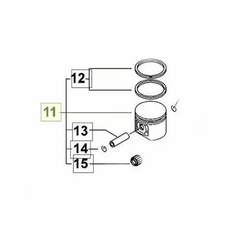 P021005421 Genuine Echo Part Piston Kit Cs-800P P021005420 1