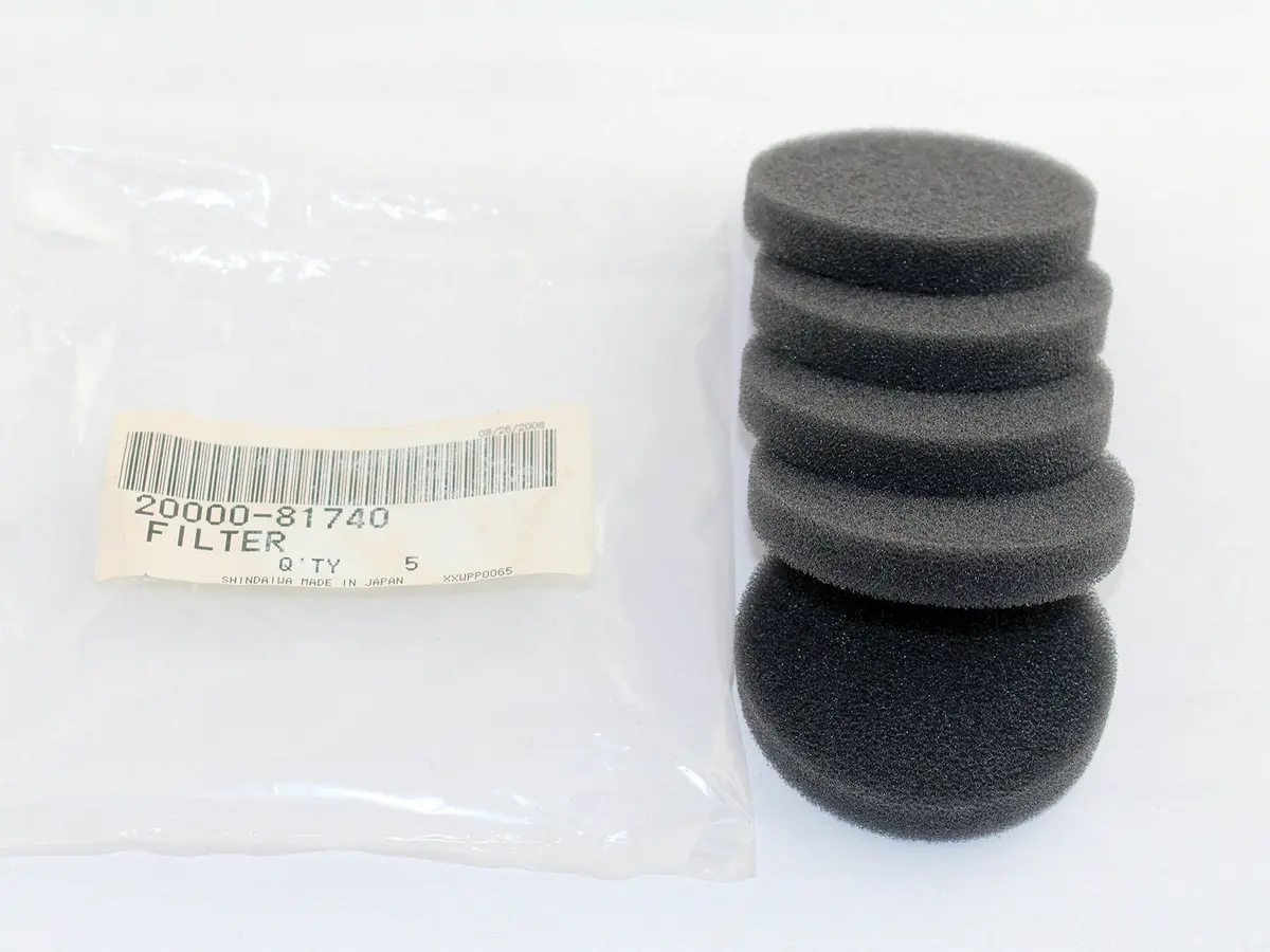 A226000670 (5Pk)Genuine Shindaiwa Foam Air Filters Gp25 Gp45 Ht20 Le260 R35f T25 1