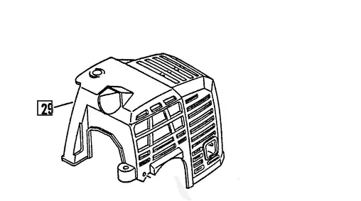 10151448930 Genuine Echo Cover, Cylinder Srm-2400 Srm-2100 Pas-2100 1