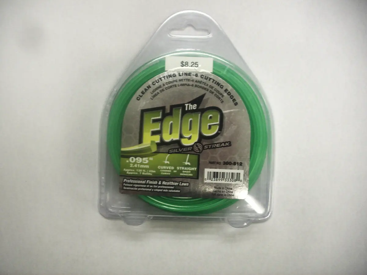 380-812 Edge .095 Trimmer Line Stens Silver Streak 1/2Lb Spool (138Ft) 2