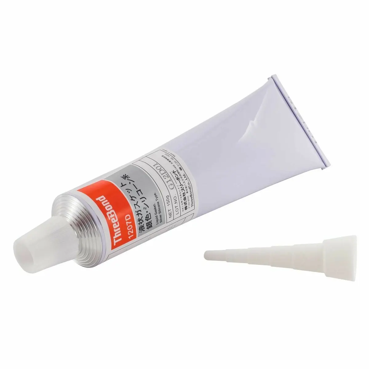 1207D Threebond 150G Tube Of Silicone Liquid Gasket Silver High Temp High Viscos 1