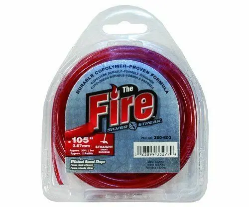 380-603 Fire .105 Trimmer Line Stens Silver Streak (30Ft) 1