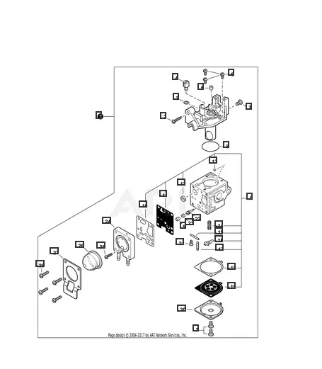 A021004801 Genuine Echo Carburetor Gl-3A Gl3a Srm-2320T Gt-225 M235 T235 1