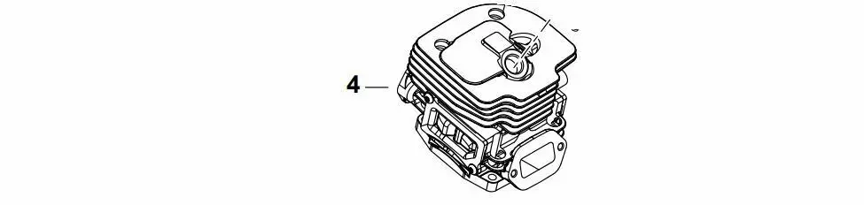 P100009400 Genuine Echo Cs-7310 Cylinder Cs-7310P 1