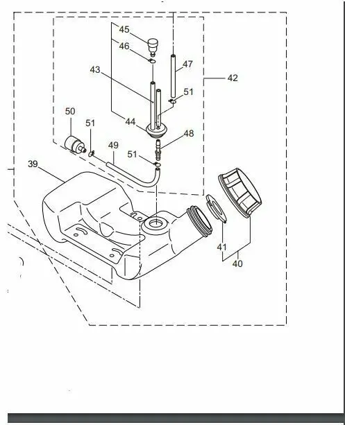 289034 New Genuine Maruyama Fuel Tank Assembly B27l B30l E27 Oem 1