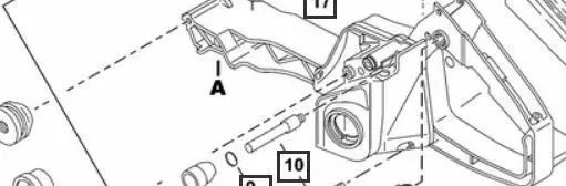 35110338733 Echo / Shindaiwa  Handle, Rear Cs-8000 Qv-8000 1