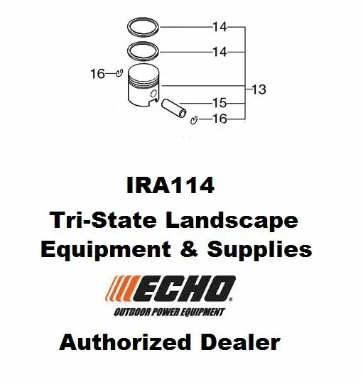 10000027431 Genuine Echo Piston Kit For Srm-3000 10000027430 1