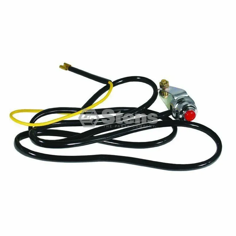 430-500 Stens Push Button Engine Stop Kill Switch Universal Style Fit Go Kart 1