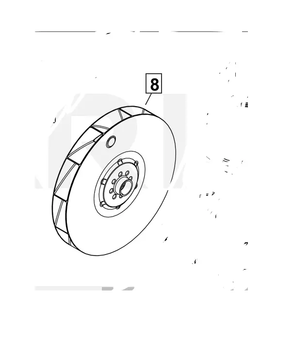 E100000300 Genuine Echo / Shindaiwa Blower Fan Eb810 Pb-8010 Pb-8010H Pb-8010T 1