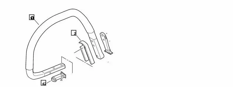 (Kit 30) Echo Cs-590 Timber Wolf, Shindaiwa 591 Aluminum Front Handle Bar Kit 1
