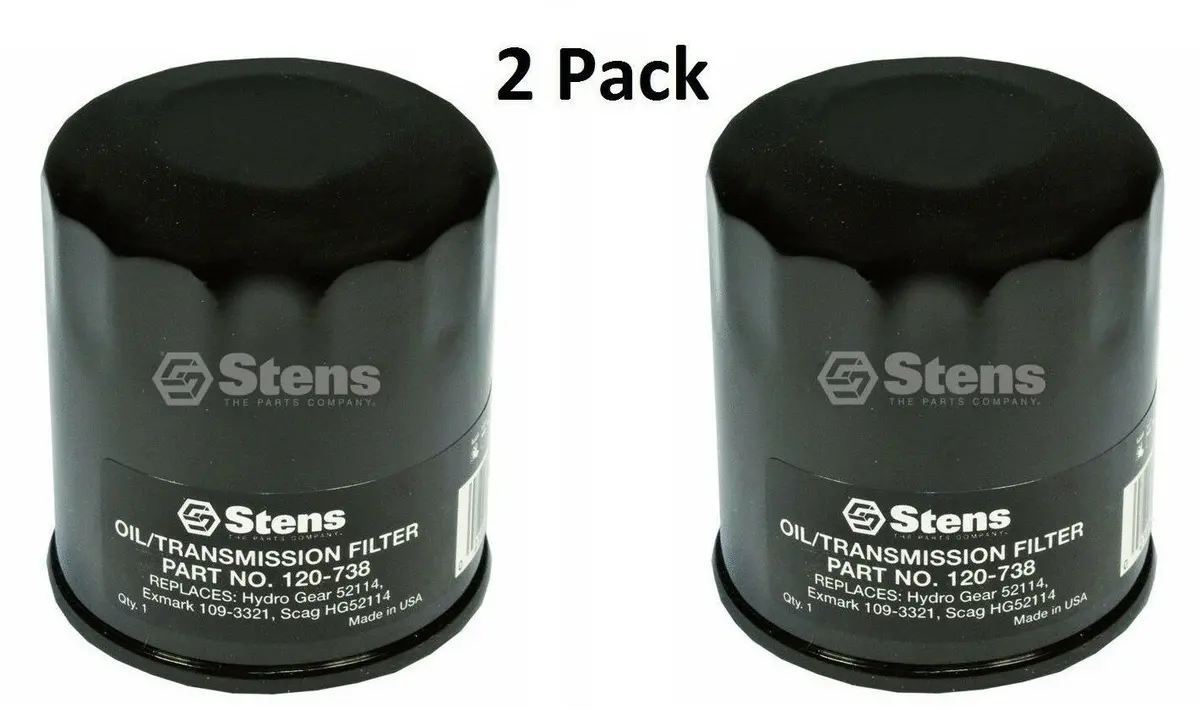 120-738 (2Pk) Transmission Filter Rotary 12374 Nhc 264-8738 Exmark 109-3321 1
