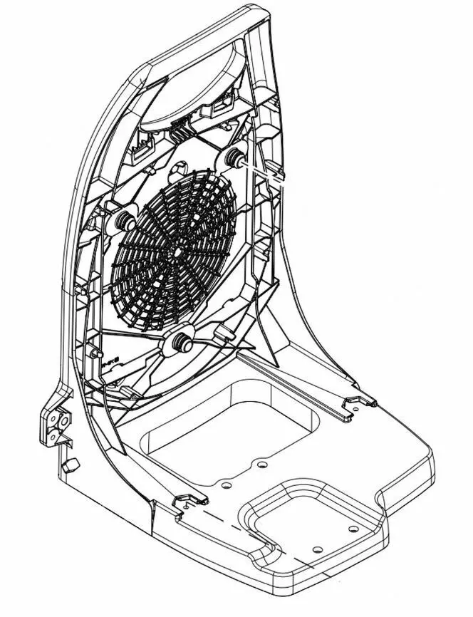 C620000530 Genuine Echo Pb-8010H, Pb-8010T Backpack Frame New Oem 1